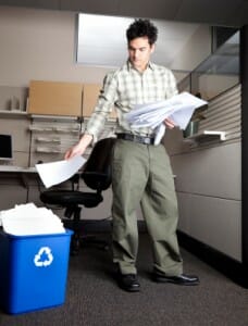 Organizing your files can help clamp down on clutter (istockphoto)